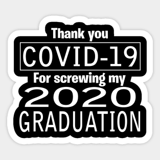 Thank you  Covid-19  - Graduation Sticker